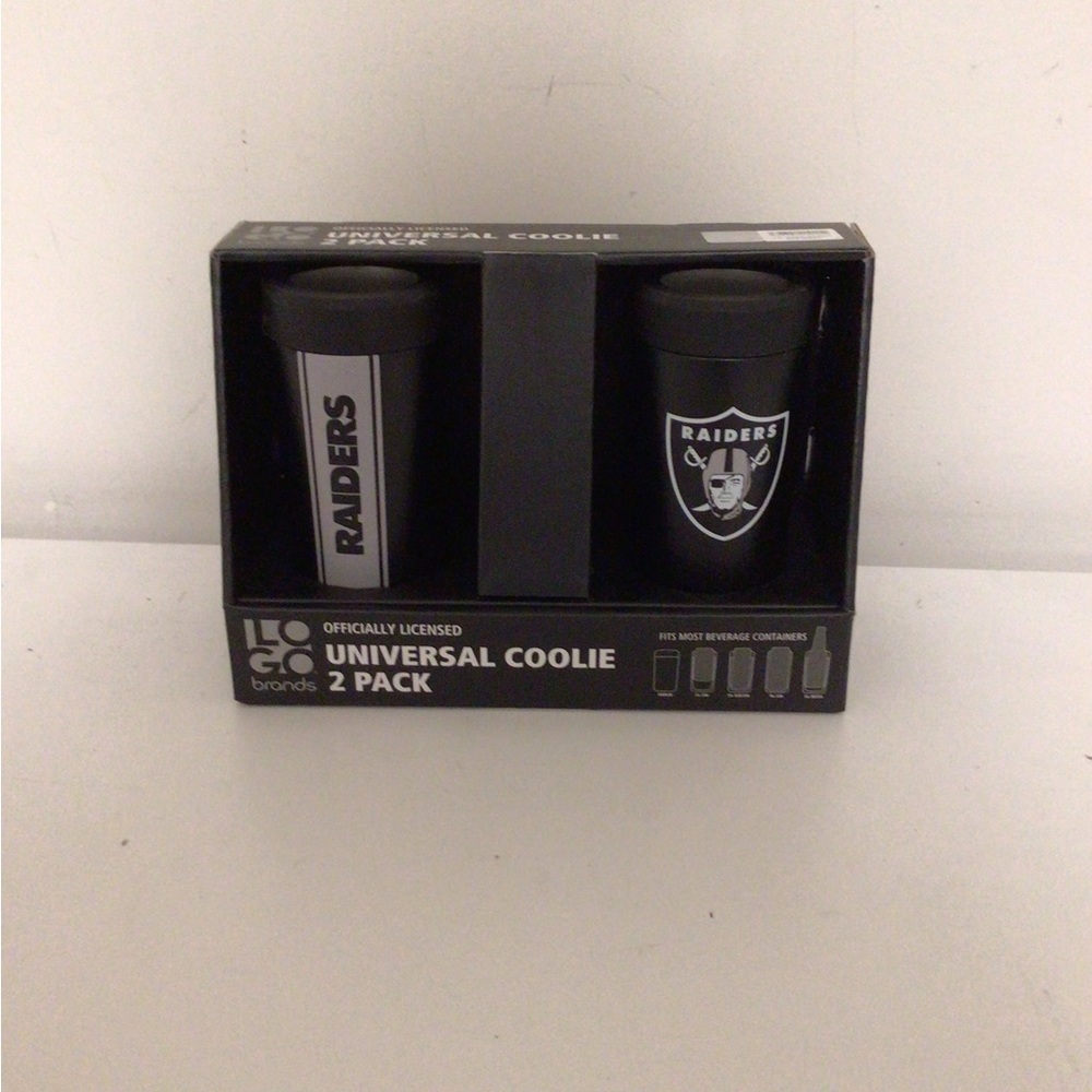 raiders NFL universal coolie 2 pack